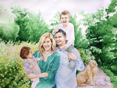 Картинки семья с двумя сыновьями (45 фото) » Картинки, раскраски и  трафареты для всех - Klev.CLUB