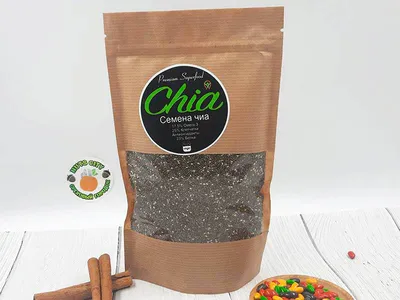 Натуральные Семена ЧИА, Премиум качество, для похудения, суперфуд, 150 г  купить по низким ценам в интернет-магазине Uzum (697300)