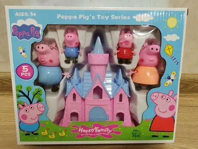 Купить королевская семья Свинка Пеппа Пеппы Peppa Pig, цены на Мегамаркет