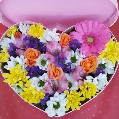 Сердце из цветов 061 - Цветы PRO