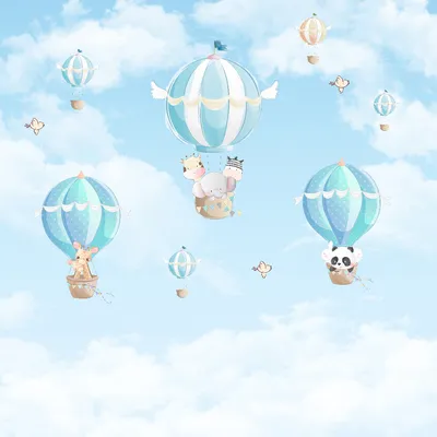 Пазл воздушные шары в небе - разгадать онлайн из раздела \"Другое\" бесплатно