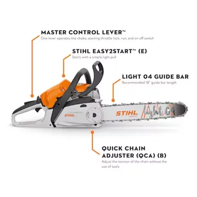 STIHL ms250 - 18 in. Bar with 26 RM3 68