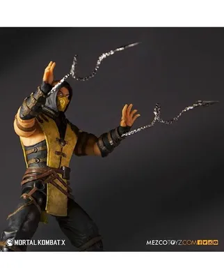 Фигурка Mortal Kombat X – Scorpion (15 см) от Mezco | видеоигры.рф