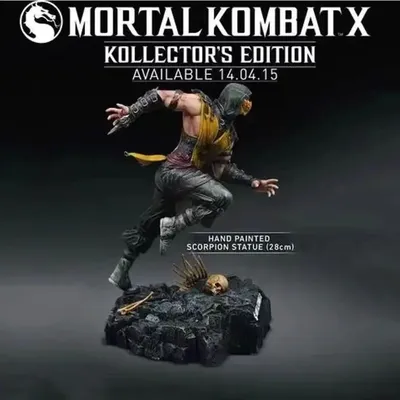 Mortal Kombat 10 Scorpion mk x Limited Edition Figure Statue Collector's  Edition Original Figure - AliExpress