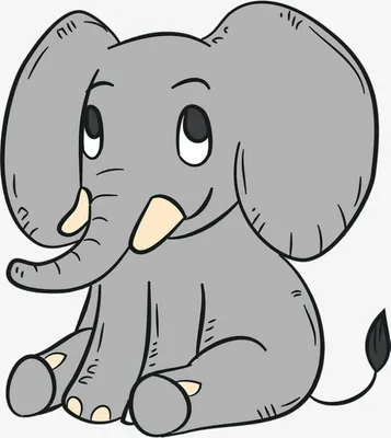 Рисунок Слон Мультфильм Живопись, слон, рисунок, слон png | PNGEgg