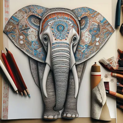 Рисунок слона африканского слона, elefante, млекопитающее, кошка, как  млекопитающее png | PNGWing