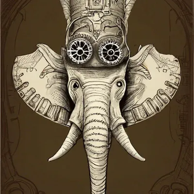 Слон рисунок карандашом легкий - 57 фото