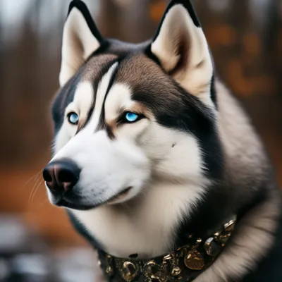 красивая сибирская собака хаски с голубыми глазами Стоковое Изображение -  изображение насчитывающей класть, камера: 225760941