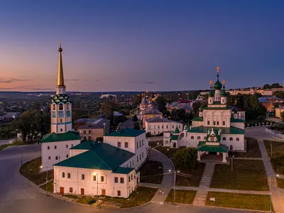 Соликамск с высоты.