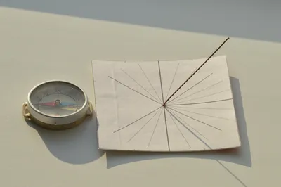 1шт деревянная модель солнечных часов небольшого производства Diy материал солнечные  часы научные игрушки – лучшие товары в онлайн-магазине Джум Гик
