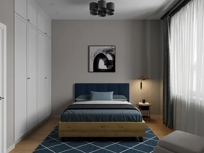 Дизайн интерьера спальни в частном доме, в классическом стиле