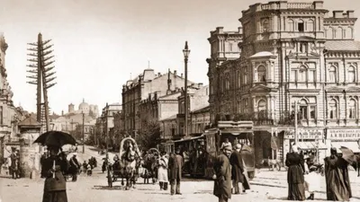 Киев в 1860-х годах - как выглядел Андреевский спуск - архивное фото -  Апостроф