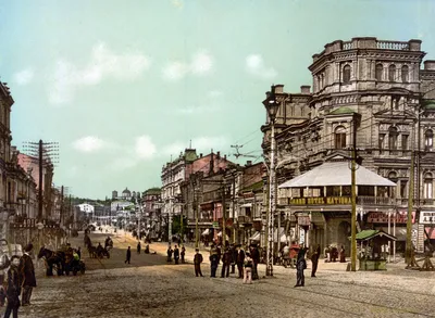 Киев в 19 веке - фото старого вокзала и реки Лыбидь - Апостроф