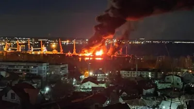 Новочеркасск уничтожен - как выглядит российский корабль на фото со  спутника - 24 Канал