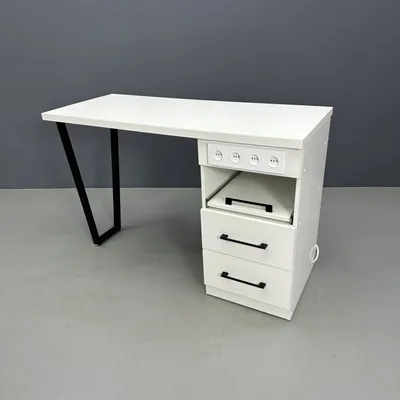 Современные минималистские технические простые дизайнерские одиночные столы  для маникюра, мебель для салона, Роскошный профессиональный стол для ногтей  U | AliExpress