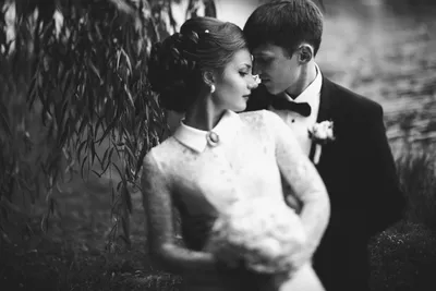 Фото: Линии пересечения: стильная черно-белая свадьба (6)