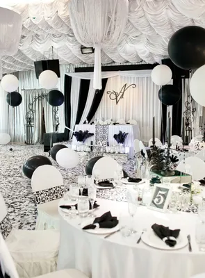 свадьба в черном стиле, свадьба в черном, свадьба в черно белом стиле,  свадьба в черном цвете, стильная свадьба - The-wedding.ru