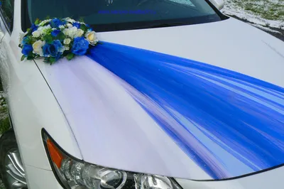 Украшение свадебных авто - фото