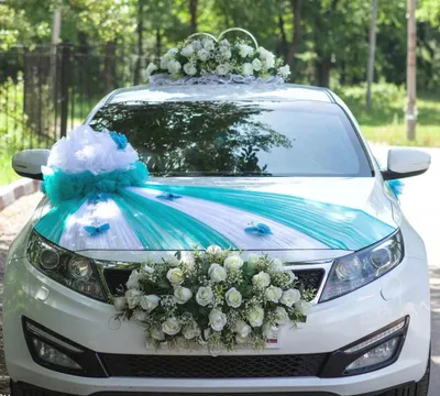 Свадебное украшение автомобилей недорого в Краснодаре!