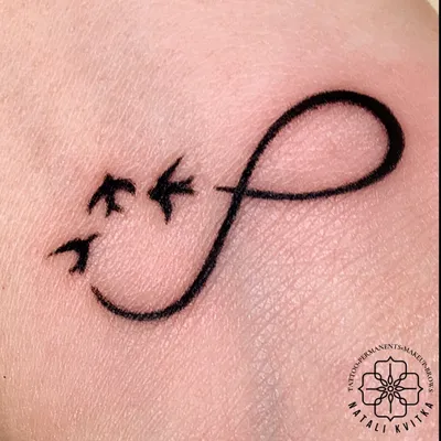 Тату бесконечность. Тату на запястье. Tattoo infinity. Tattoo on the wrist.  | Тату, Тату минимализм, Татуировки