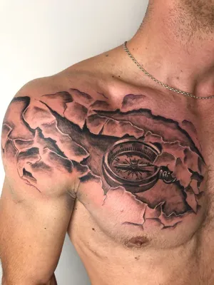 Временное тату Tattoo биомеханика 210х150 mm TH-505 (id 87111913), купить в  Казахстане, цена на Satu.kz