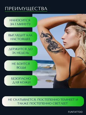 Тату-модель Мария Бородина | FunTattoo.ru