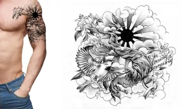 Тату эскизы. Черные эскизы тату для девушек, для мужчин. 100+ тату эскизов  на нашем с… | Японское искусство татуировки, Предварительный набросок,  Рисунок татуировок