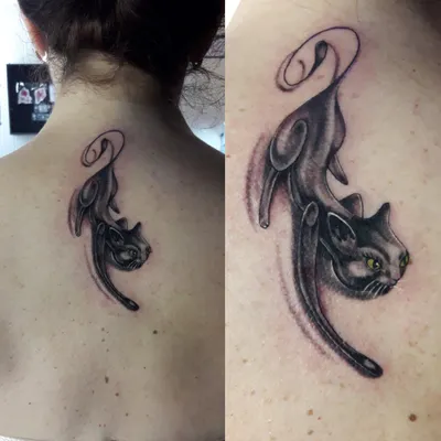 🐱Тату Кошка [Значение]🐱 для Женщин и Мужчин | TattooAssist