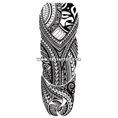 Полинезия рукав | Дизайн татуировки маори, Татуировки маори, Мужские  татуировки