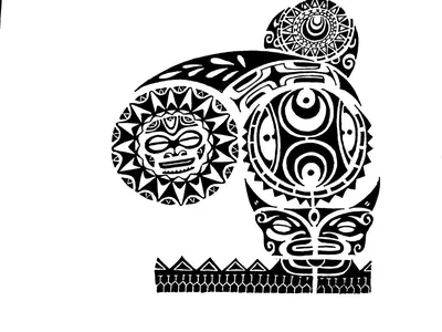 Тату орнамент маори - 2 Фото и значение татуировок 2023