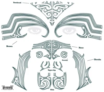 Тату маори скат - 2 Фото и значение татуировок 2023
