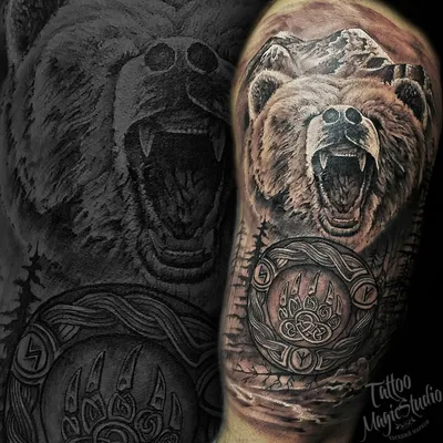 Значение татуировки медведя: фото и экскизы | Жизненно | Дзен