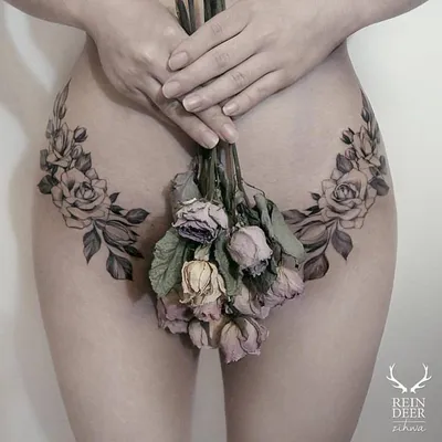 Интимные татуировки: фото, эскизы от лучших мастеров | в Краснодаре |тату  салон Shiva-Tattoo
