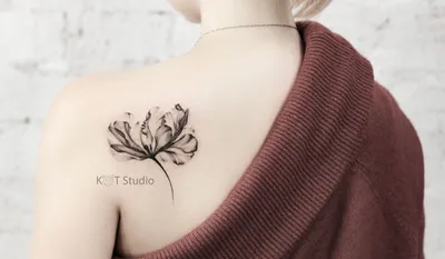 ТАТУ НА ЛОПАТКЕ ДЛЯ ДЕВУШЕК - KOT Tattoo Studio