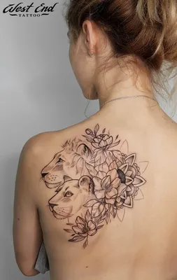 Мужские тату на спине | ANATOMY TATTOO STUDIO | Дзен