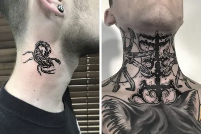 Модно, но больно - тату на шее | Master Tattoo | Дзен