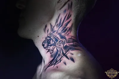 Модно, но больно - тату на шее | Master Tattoo | Дзен