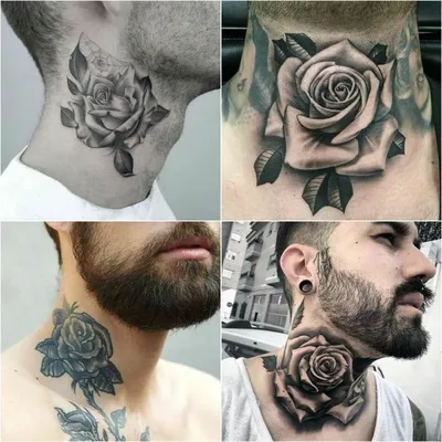 Эскизы татуировок на шее для мужчин с фото - Рамблер/новости