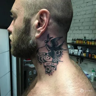 Тату на шее мужские –впечатли общественность | tattoo-sketches.com | Дзен