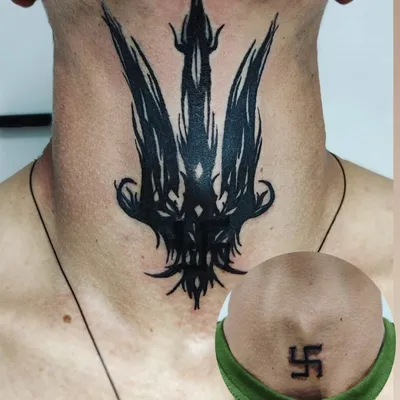 Татуировки на шее для мужчин со смыслом - fotovam.ru
