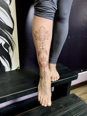 Переводная временная татуировка Татуировка узор - неоновая тату
