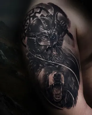 Татуировки воинов на плече: история и символика - tattopic.ru