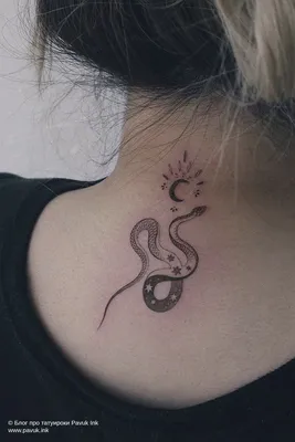 Tattoo • Тату Змея для девушек