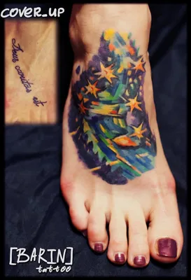 Водостойкая Временная тату-наклейка Rocooart RC471 с морскими звездами,  танцующая рыба, флэш-тату, тату с синим океаном, боди-арт, искусственная  татуировка | AliExpress