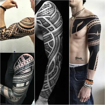 Мужские тату на руке - Мужские тату рукав - Тату рукав для мужчин | Женские  татуировки на бедре, Татуировки на спине у женщин, Этнические татуировки на  руках