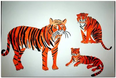 Год тигра поделка из соленого теста (13 фото) - фото - картинки и рисунки:  скачать бесплатно