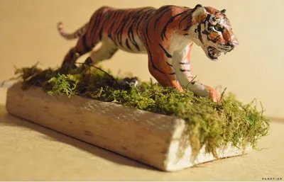 Тигр резиновый большой , купить в интернет-магазине недорого, доставка по  России
