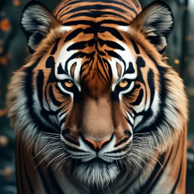 Тигр для аватарки» — создано в Шедевруме