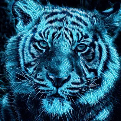 экспрессивный человеческий портрет тигра Иллюстрация штока - иллюстрации  насчитывающей головка, кошачий: 269237430