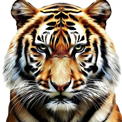 Тигр иллюстрация - 77 фото